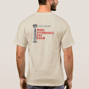 Camiseta Faça gás de Barato novamente Trump 2024