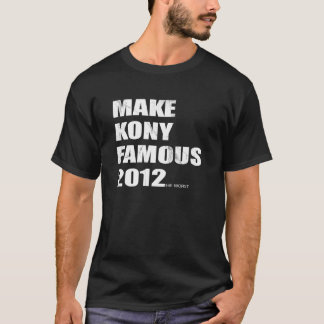Camiseta Faça Kony famoso