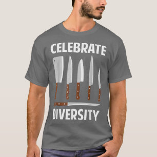 Camiseta Faca legal Para Mulheres Homens Faca Cozinhar Da C
