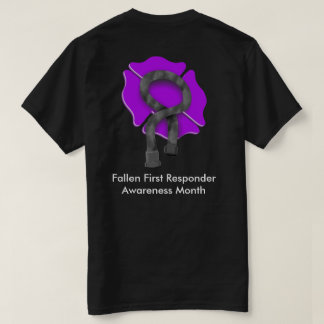 Camiseta Faça-lhe o t-shirt roxo do fogo