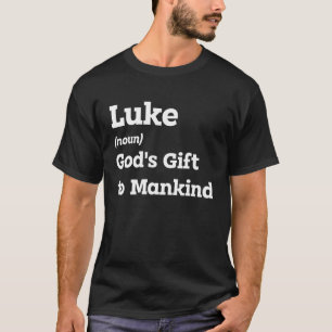 Camiseta Faça Luke Sorrir Com Esta Engraçada Definição De N
