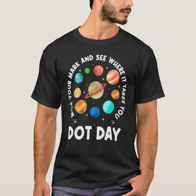 Camiseta Faça Mark Planets International Dot Day 2023 Boys (Frente)