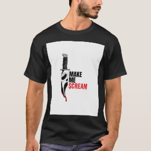 Camiseta Faça-me Gritar - Faca Ghostface