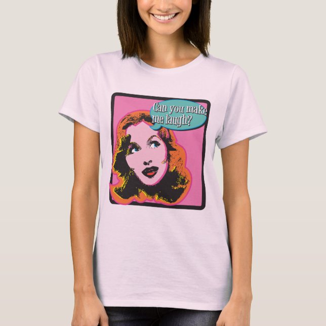 Camiseta Faça-me rir (Frente)