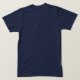 Camiseta Faça-me sair do logotipo azul horizontal em T-Shir (Verso do Design)