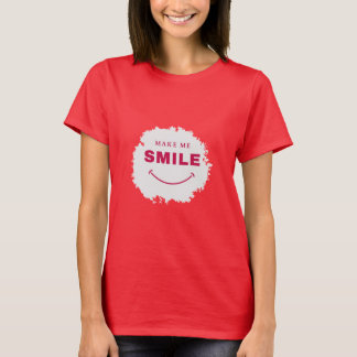 Camiseta Faça-me sorrir de t-shirt