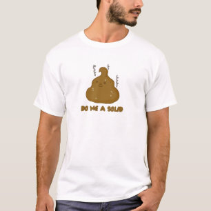 Camiseta faça-me um T contínuo do poo