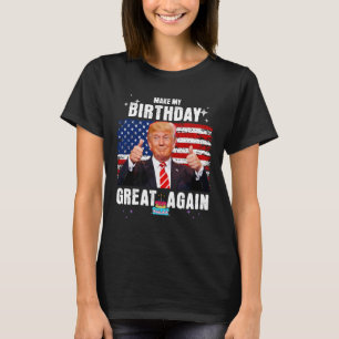 Camiseta Faça meu Excelente de aniversário de novo