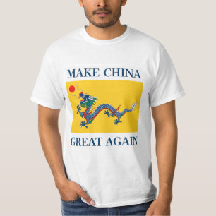 Camiseta FAÇA o 让中国再次伟大 do EXCELENTE de CHIN