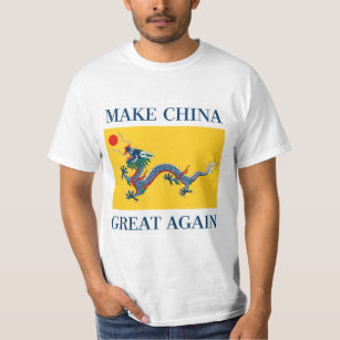 Camiseta FAÇA o 让中国再次伟大 do EXCELENTE de CHINA OUTRA VEZ -