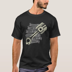Camiseta Faça-o ajustar a sua velocidade Turbo Wheel Auto E