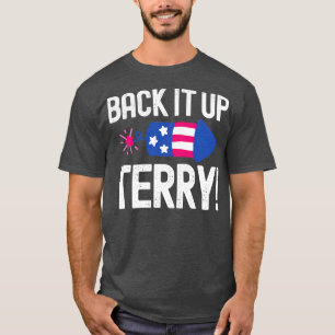 Camiseta Faça o backup de um design de fogos de artifício s