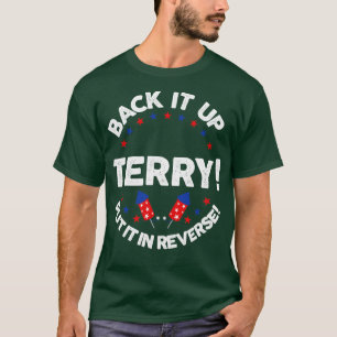 Camiseta Faça o backup de um design de fogos de artifício s