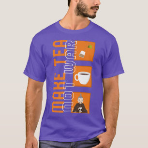 Camiseta Faça o Chá não entrar em guerra - Samurai Tea Drin