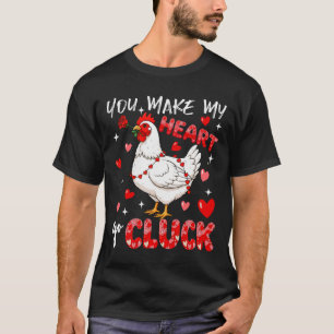 Camiseta Faça o Coração Ir Dia dos Namorados Som de Frango