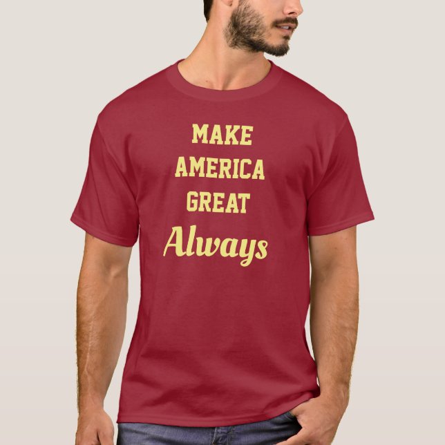 Camiseta Faça o Excelente americano SEMPRE T-Shirt (Frente)