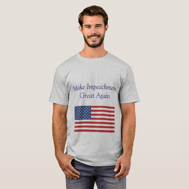 Camiseta Faça o excelente da destituição outra vez (Frente Completa)