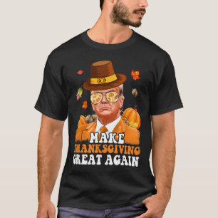 Camiseta Faça o Excelente de Ação de Graças de novo outono