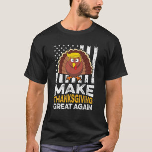 Camiseta Faça o Excelente de Ação de Graças de novo... Shir