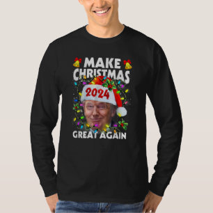 Camiseta Faça o Excelente de Natal de novo.