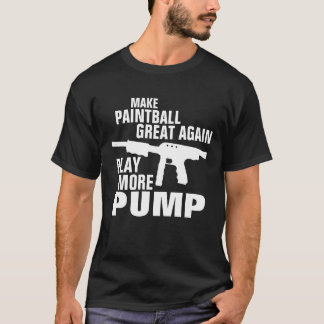 Camiseta Faça o Excelente de Paintball jogar mais uma vez