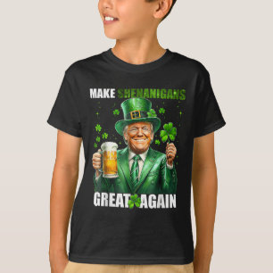 Camiseta Faça o Excelente de Shenanigans de novo Donald Tru