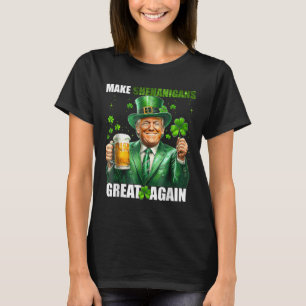 Camiseta Faça o Excelente de Shenanigans de novo Donald Tru