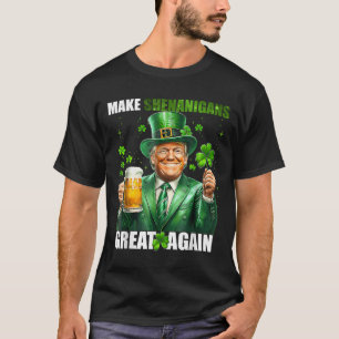 Camiseta Faça o Excelente de Shenanigans de novo Donald Tru