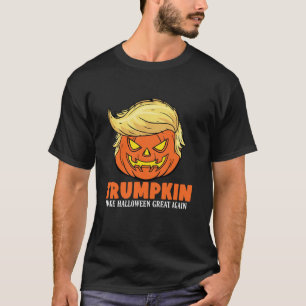 Camiseta Faça o Excelente do Halloween de novo Trumpkin Tru