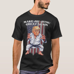 Camiseta Faça o Excelente Jiu-jitsu novamente Trump Republi