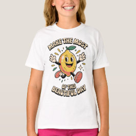 Camiseta Faça o Melhor – Dia Divertido de Limão Infantil