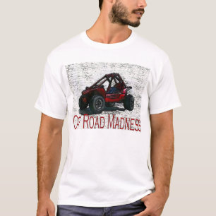 Camiseta Faça-o na sujeira com fora de loucura da estrada