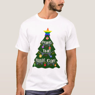 Camiseta Faça o Orgulho gay de Yuletide