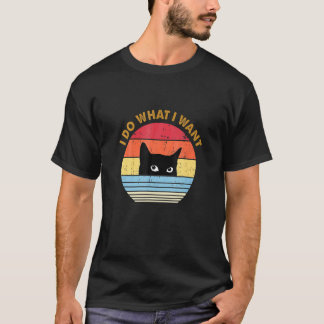 Camiseta Faça O Que Eu Quero Gata Preta