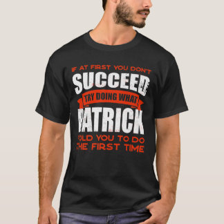 Camiseta Faça o que Patrick lhe disse para fazer amizade, c