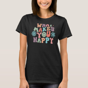 Camiseta Faça o que te faz feliz citação estética