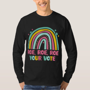 Camiseta Faça o seu voto Rainbow Retro Pro Choice Rig das M