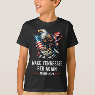 Camiseta Faça o Tennessee Vermelho Novamente Águia Republic