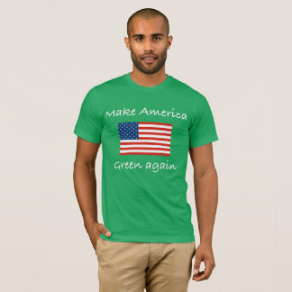Camiseta Faça o verde de América outra vez