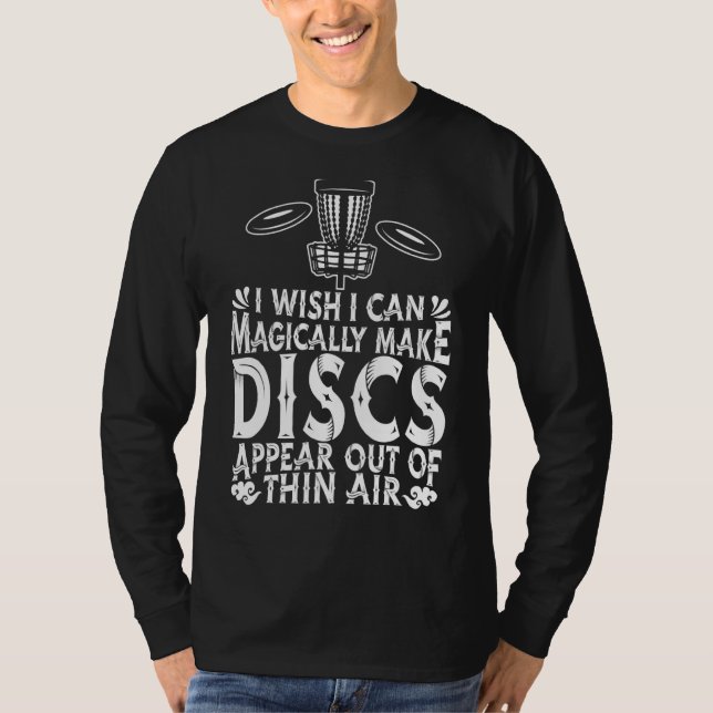 Camiseta Faça os discos aparecerem magicamente no jogo Frol (Frente)