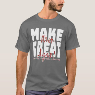 Camiseta Faça os Homens Excelentes de novo - Johnny Reb Vlo