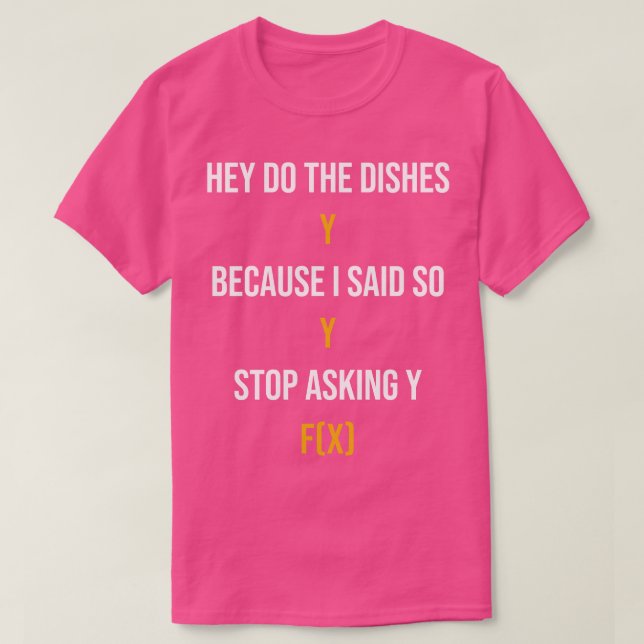 Camiseta Faça os pratos Y F(X) (Frente do Design)