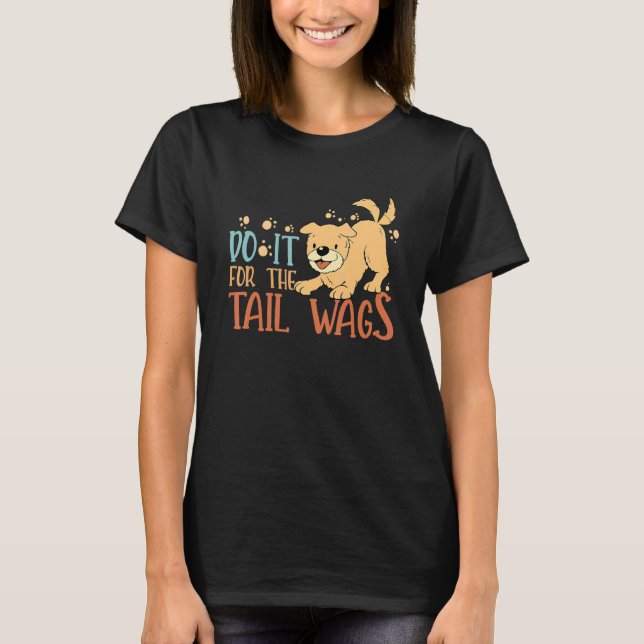 Camiseta Faça Para O Veterinário Da Cauda (Frente)