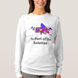 Camiseta Faça parte da saia da solução