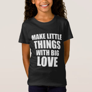 Camiseta Faça pequenas coisas citações motivadoras