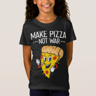 Camiseta Faça Pizza, Engraçada E Rápida Coleira De Queijo D