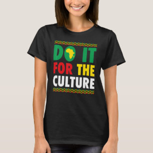 Camiseta Faça Por Cultura História Negra e Raiz Africana