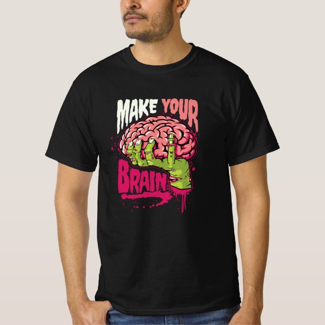 Camiseta Faça Seu Cérebro (Frente)