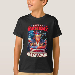Camiseta Faça seu Excelente de aniversário novamente