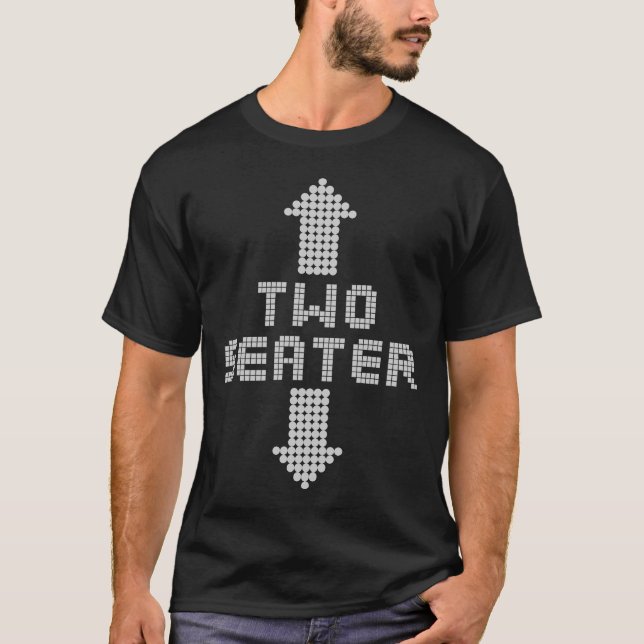 Camiseta Faça seu motor se movimentar com os dois assentos (Frente)